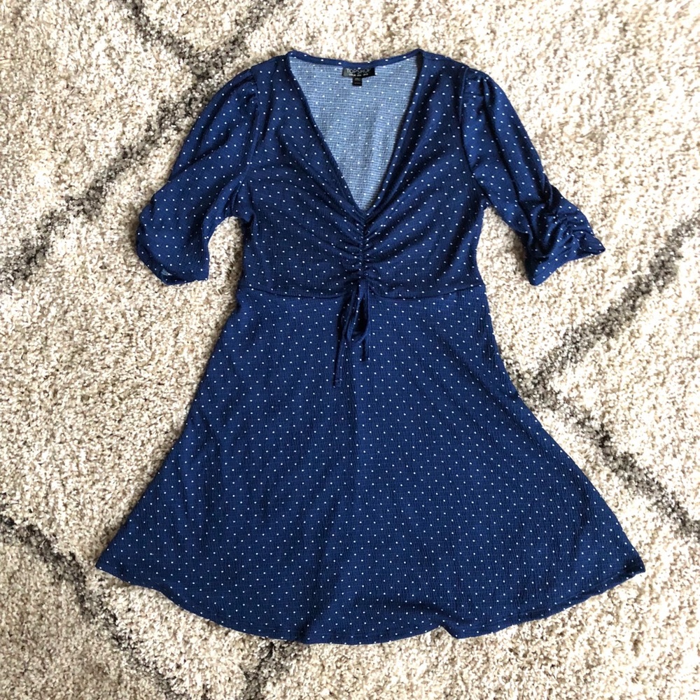 Topshop Polka-dot Dress